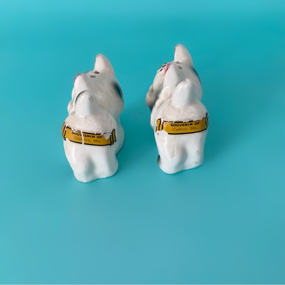 Vintage cat salt and pepper shakers kitten 1960s - Picture 5 of 5